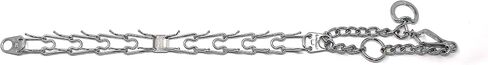طوق تدريب الكلاب Herm Sprenger Prong مع إبزيم سريع التحرير مصنوع في ألمانيا من الفولاذ المطلي بالكروم وطوق مانع للسحب للكلاب وطوق تدريب مضاد للسحب مصنوع في ألمانيا 3 مم × 22 بوصة متوسط in Kuwait