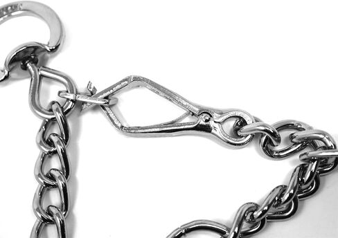 طوق تدريب الكلاب Herm Sprenger Prong مع إبزيم سريع التحرير مصنوع في ألمانيا من الفولاذ المطلي بالكروم وطوق مانع للسحب للكلاب وطوق تدريب مضاد للسحب مصنوع في ألمانيا 3 مم × 22 بوصة متوسط in Kuwait