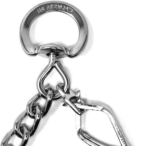طوق تدريب الكلاب Herm Sprenger Prong مع إبزيم سريع التحرير مصنوع في ألمانيا من الفولاذ المطلي بالكروم وطوق مانع للسحب للكلاب وطوق تدريب مضاد للسحب مصنوع في ألمانيا 3 مم × 22 بوصة متوسط in Kuwait