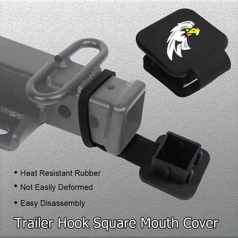 2 Inch Hitch Cover, Trailer Hitch Cover Tube Plug Insert Fits 2 Inch Receivers Class 3 4 5 for Toyota Ford Jeep Chevrolet Nissan Dodge Ram Porsche Mercedes Benz Polaris Ranger ATV UTV Polaris in Saudi Arabia