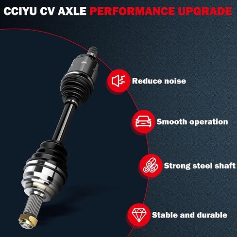 cciyu 60-9255 NCV27501 Front Left CV Axle Shaft Assembly For BMW For X5 2001-2006 AWD in Saudi Arabia