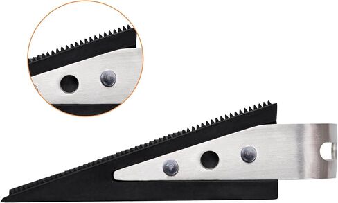 2-Pack Heavy-Duty Door Stopper, Adjustable Height, Non-Slip Door Wedge, Durable Stainless Steel & Waterproof, Ideal for Metal Doors, Warehouses, Homes & Businesses in Saudi Arabia