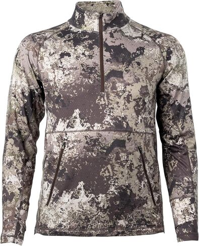 HABIT Men's Shadow Series Zoned Performance 1/4 Zip in Saudi Arabia