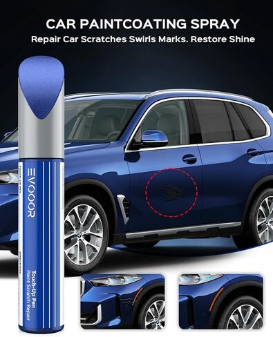 طلاء لمسات نهائية لسيارة BMW، أبيض جبال الألب (300) طلاء مطابق تمامًا لإصلاح خدوش السيارة (أبيض جبال الألب لسيارات BMW 3/5/7 Series/X2/X4/2018 X5) in Kuwait