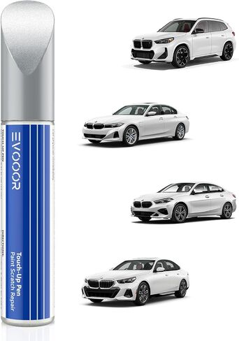 طلاء لمسات نهائية لسيارة BMW، أبيض جبال الألب (300) طلاء مطابق تمامًا لإصلاح خدوش السيارة (أبيض جبال الألب لسيارات BMW 3/5/7 Series/X2/X4/2018 X5) in Kuwait