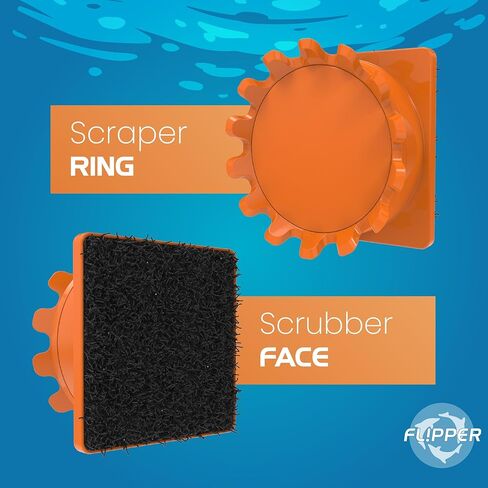 FL!PPER Flipper Pico 2 في 1 منظف حوض السمك المغناطيسي - أسود in Kuwait