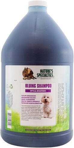 شامبو تفتيح بصري من شركة Nature's Specialities للكلاب والقطط، غير سام وقابل للتحلل البيولوجي، 2 أونصة (BLU02) in Saudi Arabia
