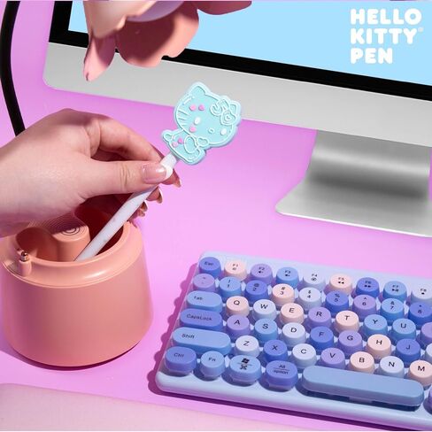 Hello Kitty 50th Anniversary Pink Novelty Pen by STMT, Limited Edition Hello Kitty Pen, Cute School Supplies, Exclusive Sanrio Accessories, Kawaii Stationery, Sanrio Pens, Hello Kitty Merch in Saudi Arabia