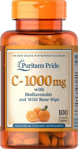Puritan's Pride 1000 mg with Bioflavonoids & Rose HIPS Supports Immune System in Saudi Arabia