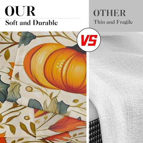 خريف اليقطين خمر نافذة المطبخ الستائر الستارة والطبقة مجموعة 36 بوصة، الخريف أوراق البرتقال 3 قطعة طبقات نافذة العلاج لغرفة المعيشة غرفة نوم ديكور المطبخ الستائر in Kuwait