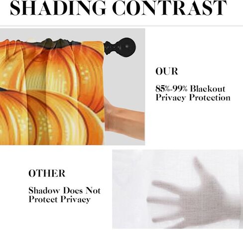 خريف اليقطين خمر نافذة المطبخ الستائر الستارة والطبقة مجموعة 36 بوصة، الخريف أوراق البرتقال 3 قطعة طبقات نافذة العلاج لغرفة المعيشة غرفة نوم ديكور المطبخ الستائر in Kuwait