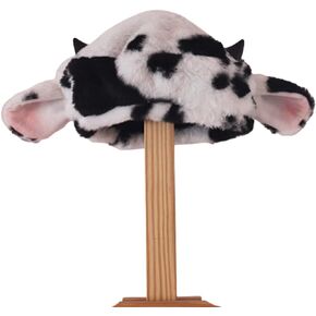 Kawaii Fleece Beret Sheep Hat Pink Ear Cap Winter Warm Women Girls Gift