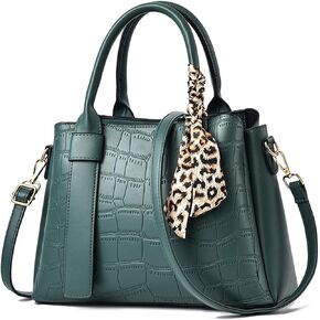 NICOLE & DORIS Handbags for Women Designer Top Handle Bag Croc Shoulder Bags PU Leather Tote Bag Ladies Work Bag in Kuwait