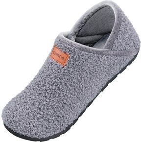 Women's Men's Fuzzy Fur Slippers Casual House Shoes Non Slip Barefoot Slipper Socks Warm Closed Back Indoor Outdoor Shoes