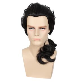 Tzncos Halloween Short Hair Cosplay Costume Wig For Men with Elf Ear