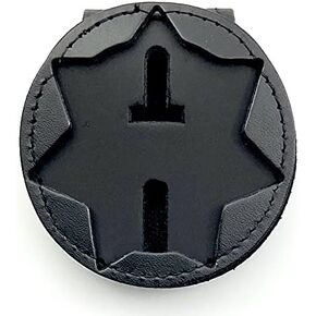 Harris County Sheriff HSCO Clip On Badge Holder with Neck Chain (Cut-Out 1257)