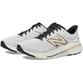 New Balance Women's Fresh Foam X 860 V13, Sea Salt/Black, 9