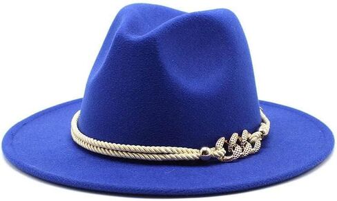 Precize Wide Brim Felt Fedora Panama Hat with Ring Belt in Saudi Arabia