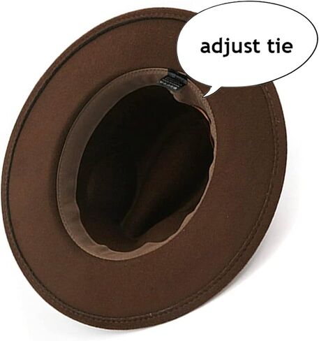 Precize Wide Brim Felt Fedora Panama Hat with Ring Belt in Saudi Arabia
