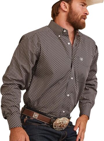 ARIAT Men's Wrinkle Free Oscar Fitted Shirt in Saudi Arabia