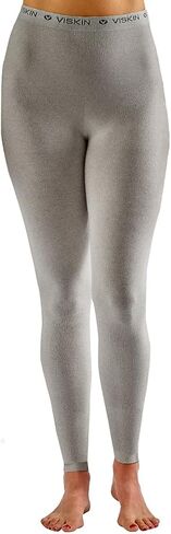 Viskin Adults Seamless Leggings, Unisex Under Layer for Eczema Prone Skin, Psoriasis and Itchy Skin, Viscose Fibre Under Layer Pants, Absorb Moisture, Skin Soothing and Cooling Size S, Grey in Saudi Arabia