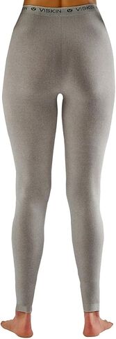 Viskin Adults Seamless Leggings, Unisex Under Layer for Eczema Prone Skin, Psoriasis and Itchy Skin, Viscose Fibre Under Layer Pants, Absorb Moisture, Skin Soothing and Cooling Size S, Grey in Saudi Arabia