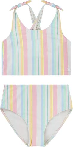 Hurley Girls' Two Crossback Tankini 2-Piece Swim Set (Big Kid) in Saudi Arabia