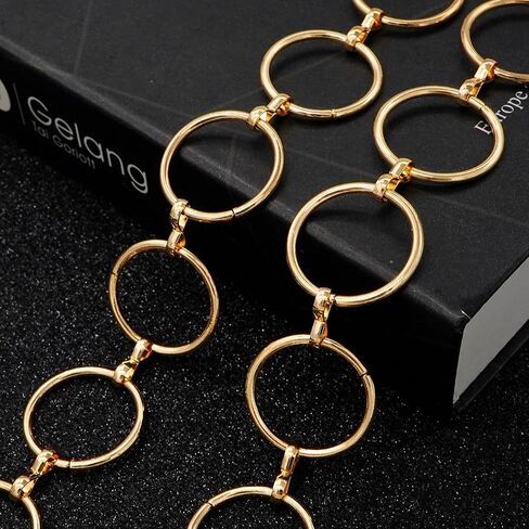 Metal Waist Chain for Women Chunky Belly Link Chain Belt for Dresses in Saudi Arabia