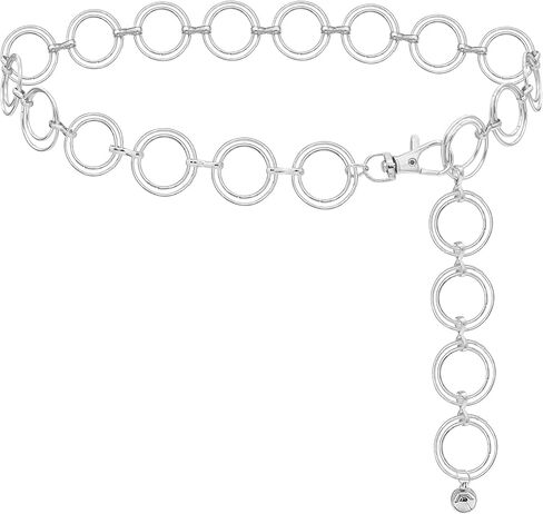 Metal Waist Chain for Women Chunky Belly Link Chain Belt for Dresses in Saudi Arabia
