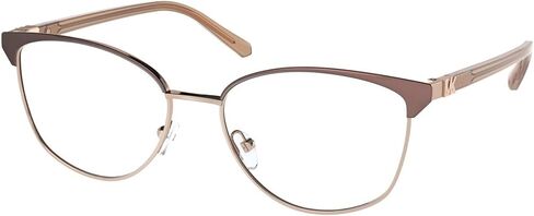 Michael Kors Fernie MK3053 1108 Eyeglasses Frame Satin Brown/Rose Gold 54mm in Saudi Arabia