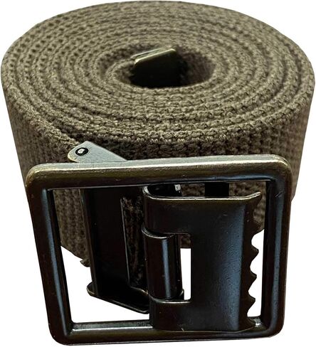 Marlow White AGSU Trouser Belt, Buckle, & Tip in Kuwait