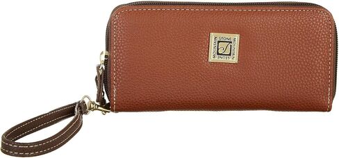 Stone Mountain Cornwall Large Double Zip Wallet One Size Brown/cognac brown in Saudi Arabia