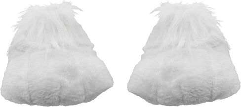 Nicky Bigs Novelties Adult White Easter Bunny Shoes - Rabbits Foot Shoes Bunny Feet Slippers - Cartoon Feet Costume Slippers in Saudi Arabia