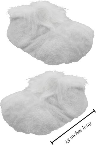 Nicky Bigs Novelties Adult White Easter Bunny Shoes - Rabbits Foot Shoes Bunny Feet Slippers - Cartoon Feet Costume Slippers in Saudi Arabia