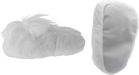 Nicky Bigs Novelties Adult White Easter Bunny Shoes - Rabbits Foot Shoes Bunny Feet Slippers - Cartoon Feet Costume Slippers in Saudi Arabia