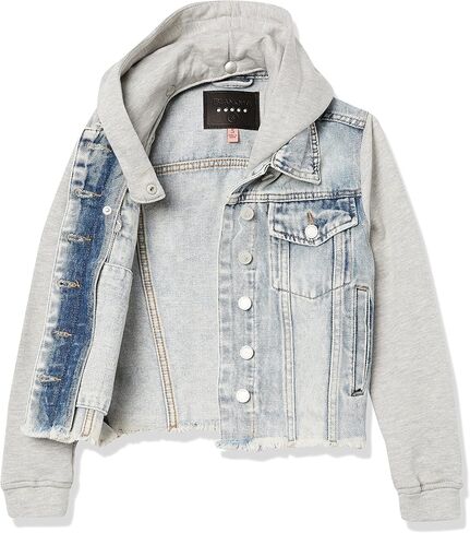 [BLANKNYC] girls Denim Jacket With Hood, Comfortable & Stylish Coat in Saudi Arabia