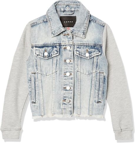 [BLANKNYC] girls Denim Jacket With Hood, Comfortable & Stylish Coat in Saudi Arabia