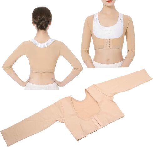 ANGGREK Women Posture Shaper, 1 Upper Arm Shaper Shapewear Compression Sleeves Posture Corrector(XL) in Saudi Arabia