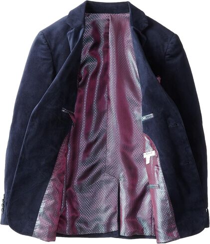 Isaac Mizrahi Little Boys' Little Solid-Velvet Blazer Jacket in Saudi Arabia