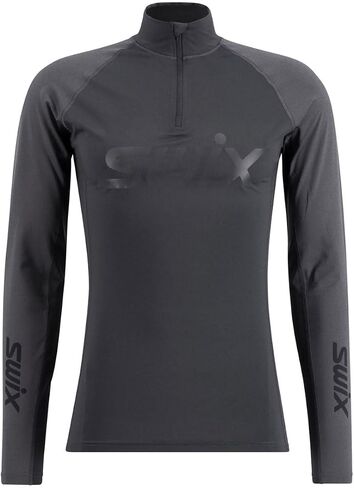 Swix Men's Racex Half Zip Lightweight Breathable Quick-Drying Stretch Slim Fit Long Sleeve Baselayer Top in Saudi Arabia