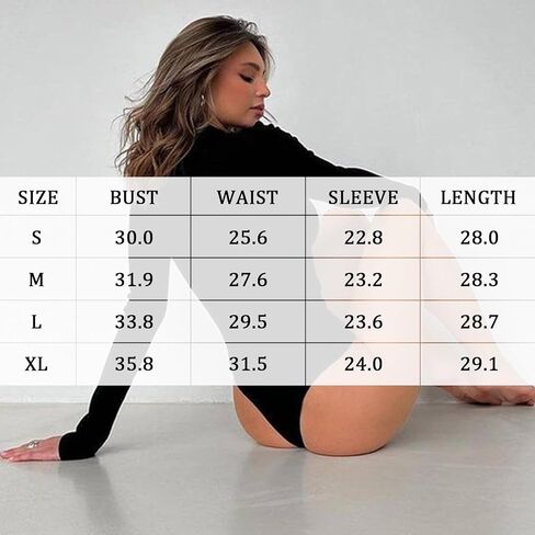 ملابس داخلية نسائية من GTETKDE مكونة من قطعتين مثيرة مضلعة قطعة واحدة بسحاب أمامي وأكمام طويلة وعميقة على شكل حرف V in Kuwait