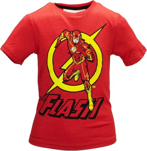 Warner Bros. Batman, The Flash, Justice League Boys Superhero Short Sleeve T-Shirt, Tank Top and Mesh Shorts Set in Saudi Arabia