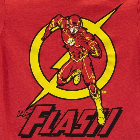 Warner Bros. Batman, The Flash, Justice League Boys Superhero Short Sleeve T-Shirt, Tank Top and Mesh Shorts Set in Saudi Arabia