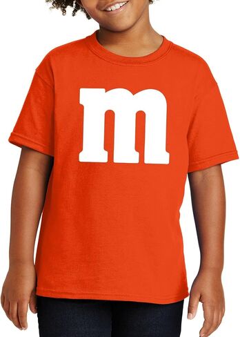 Veracco Letter M Halloween Costumes Youth T_Shirt Funny Halloween Team Group T-Shirt in Saudi Arabia