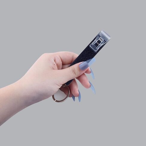 Card Grabber For Long Nails, Acrylic Debit Bank Card Grabber Keychain For Women ATM Card Clip Pom Pom Ball and Plastic Clip in Saudi Arabia