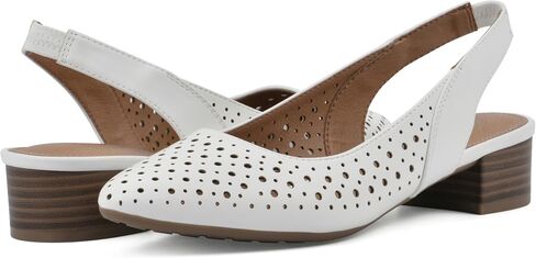 WHITE MOUNTAIN Women's Boronic Low Block Heel in Saudi Arabia