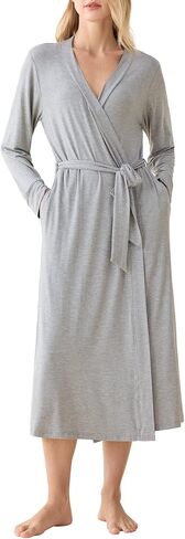 Latuza Women's Viscose Robes Long Sleeves Bathrobe with Pockets in Saudi Arabia