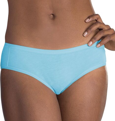 Gildan Women's Cotton Hipster Panties, 12 Pairs in Saudi Arabia