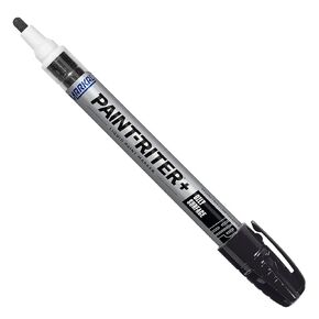 Markal 96960- Paint-Riter+ قلم طلاء سائل للسطح الزيتي مع طرف رصاصة 1/8 بوصة، للحصول على أداء فائق للعلامات على الأسطح الدهنية والدهنية، اللون الأبيض (عبوة من 12 قطعة)، صنع في الولايات المتحدة الأمريكية