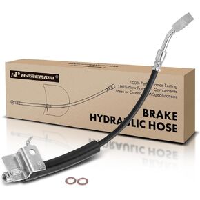 A-Premium Front Passenger Brake Hydraulic Hose Compatible with Select Ford Models - For Mustang 2015 2016 2017 2018 2019 2020 2021 - Replace# FR3Z2078H, FR3Z2078A